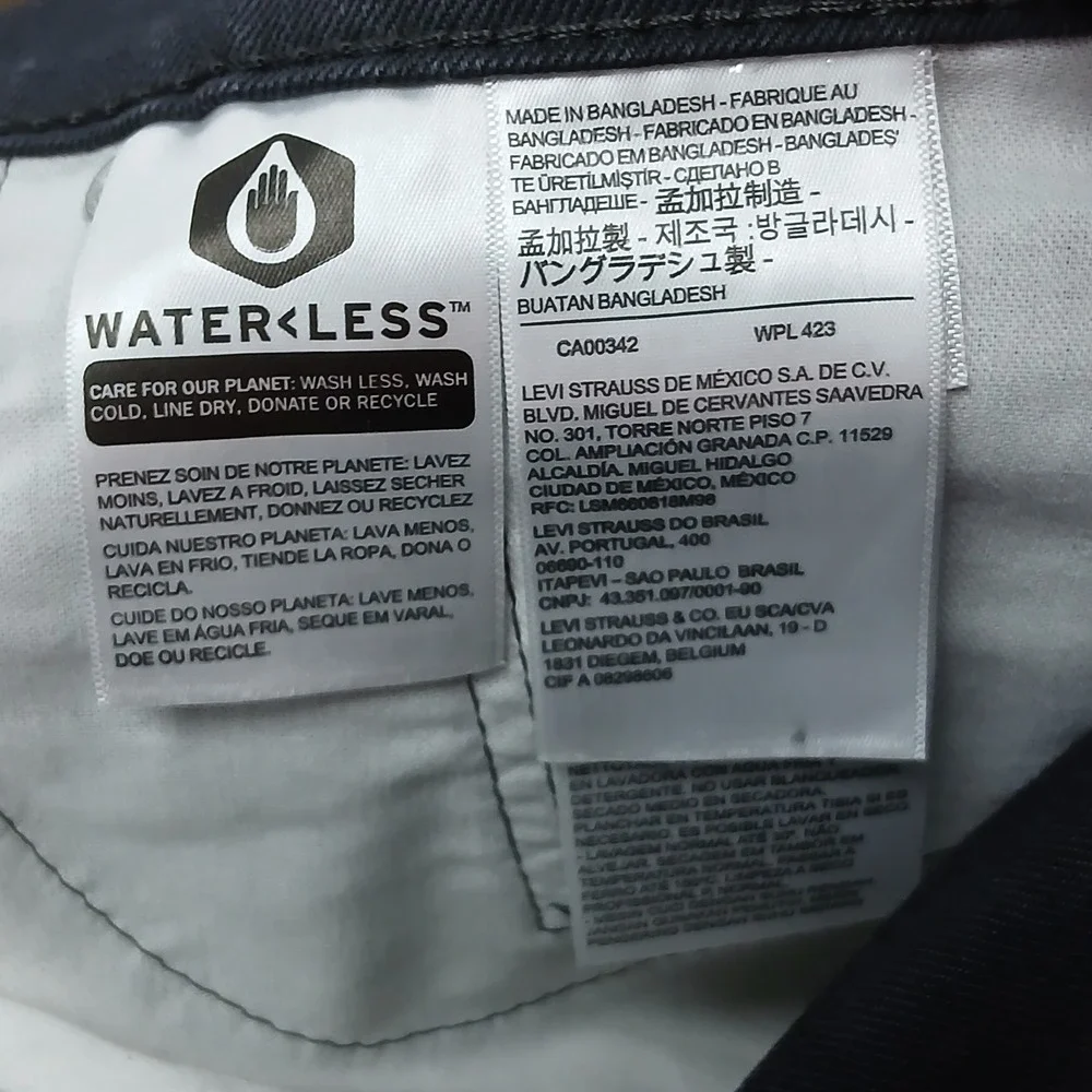 Levi's 541 Athletic Taper Jeans 38x30‎ Dark Grey Denim Pants